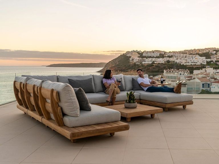 Sorrento Garden Ottoman Footstool