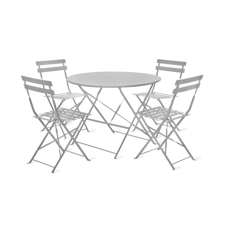 Rive Outdoor Droite Bistro Set Large Chalk