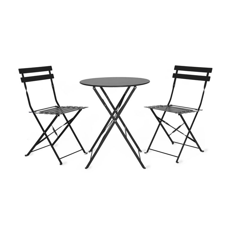 Rive Outdoor Droite Bistro Set Small Carbon