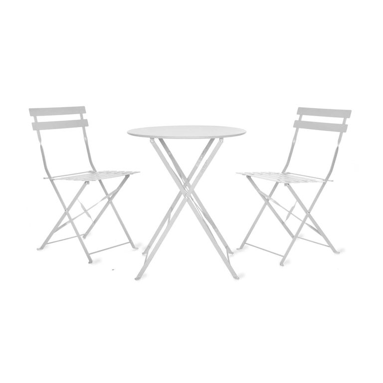 Rive Outdoor Droite Bistro Set Small Chalk