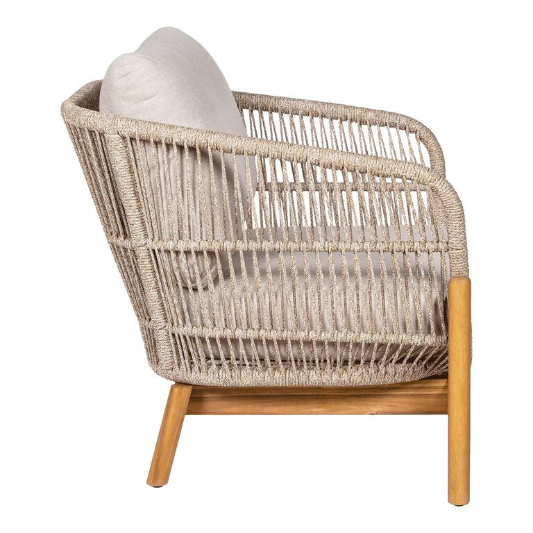 Terracina Garden Lounge Chair - Beige Rope