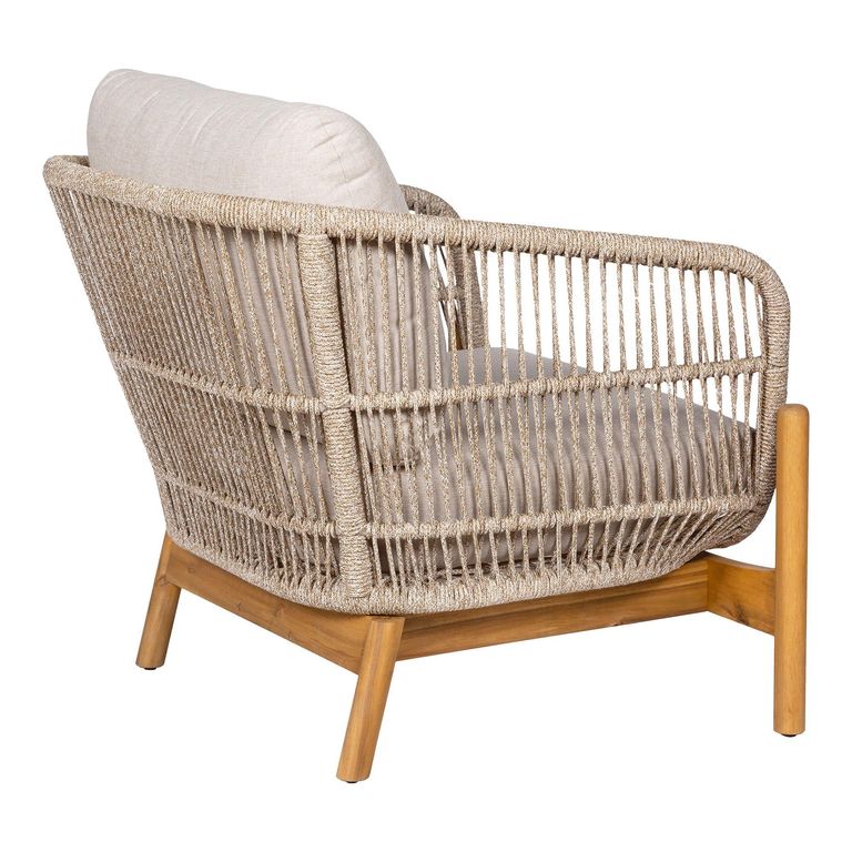 Terracina Garden Lounge Chair - Beige Rope