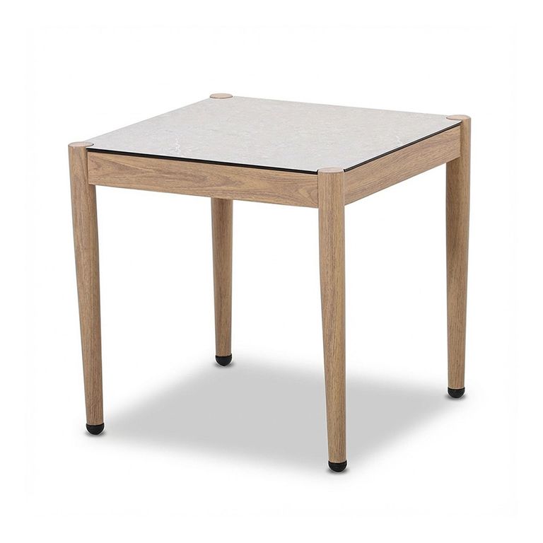Burford Square Garden Side Table - Wood