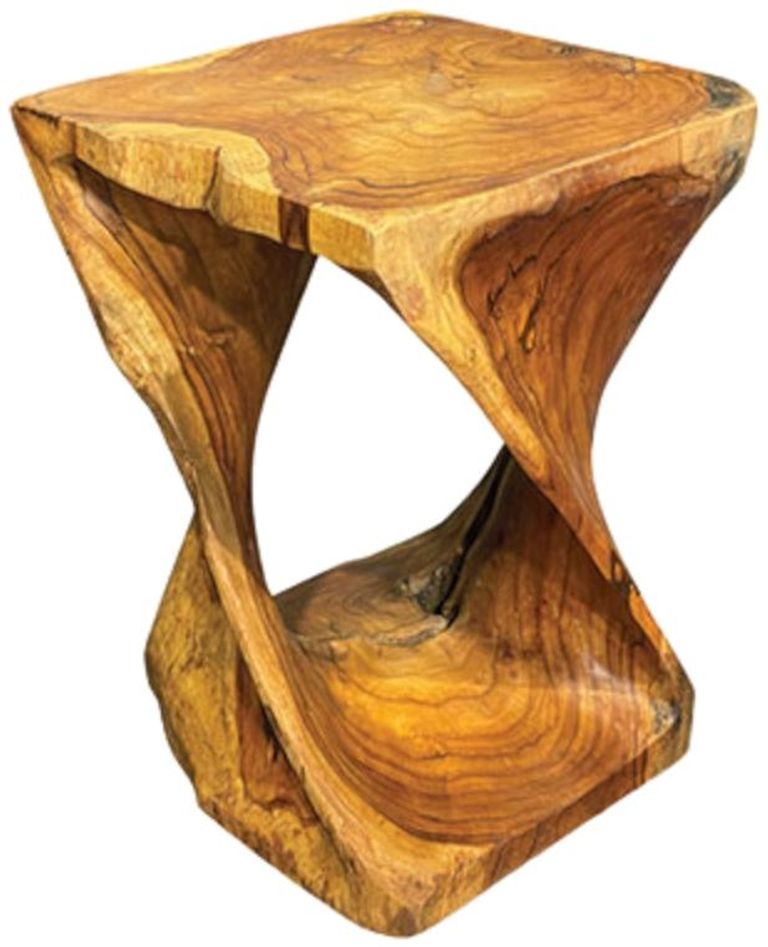 Driftwood Root Twist - Lamp Table Stool