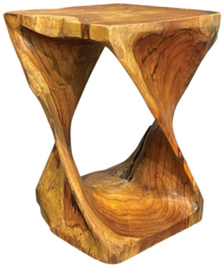 Driftwood Root Twist - Lamp Table Stool