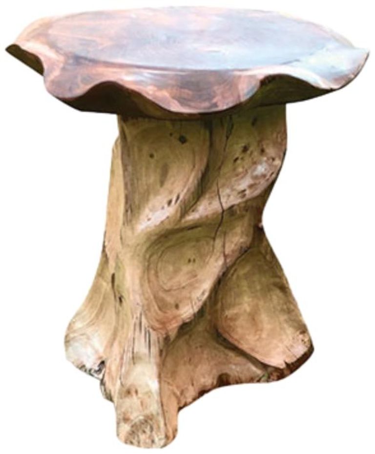 Lombok Lamp Table - Mushroom
