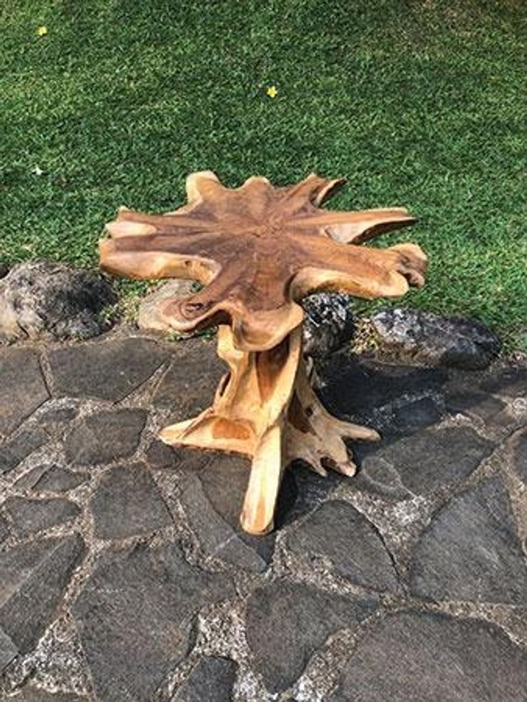 Lombok Side Table - Mushroom