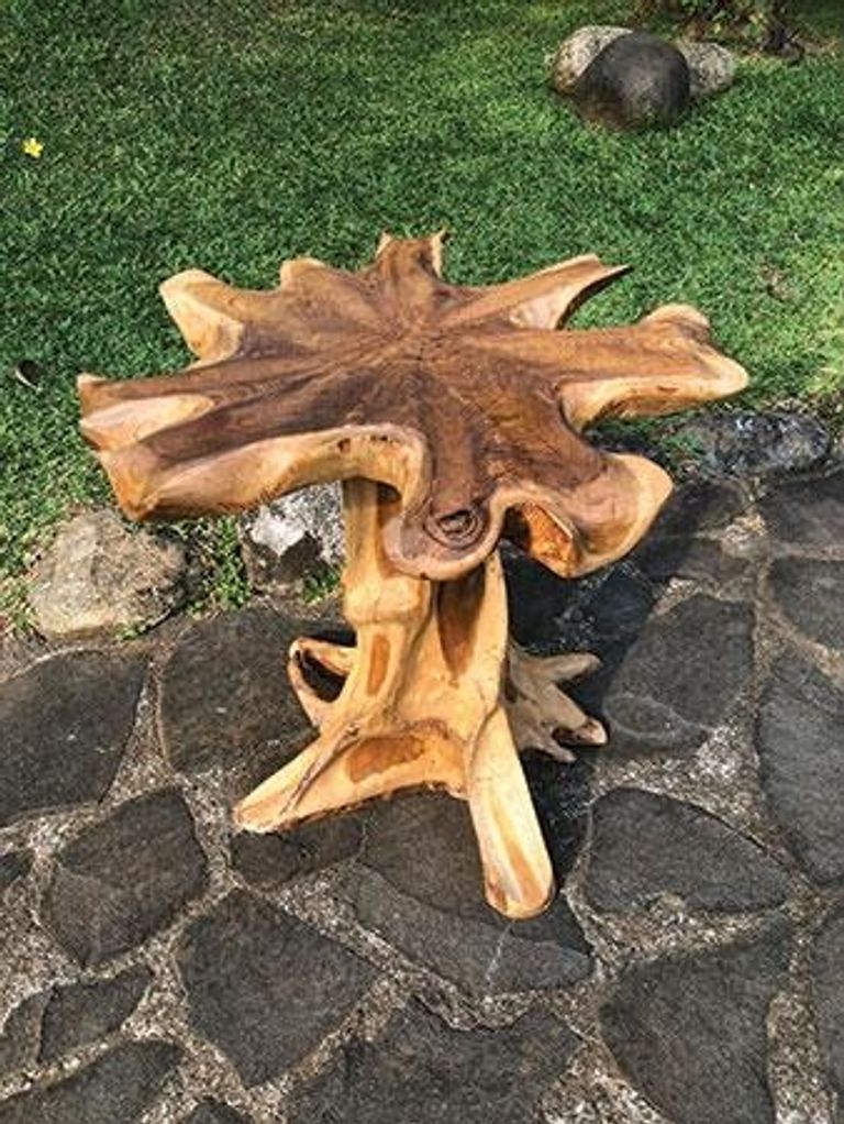 Lombok Side Table - Mushroom