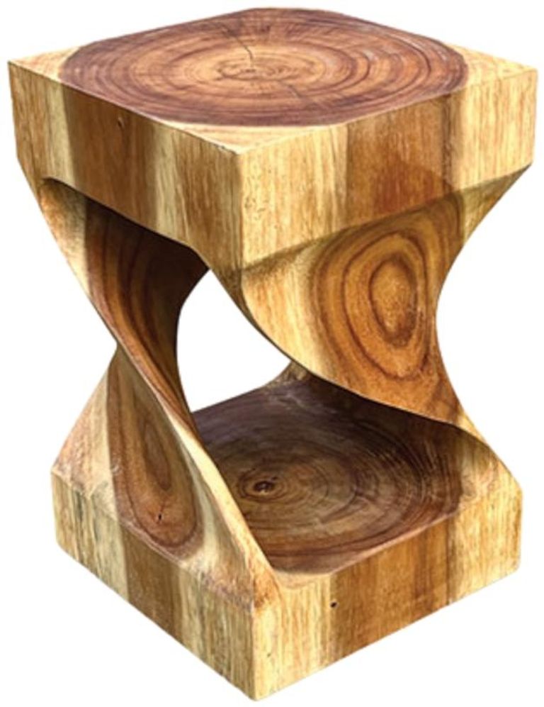 Wooden Twist - Lamp Table