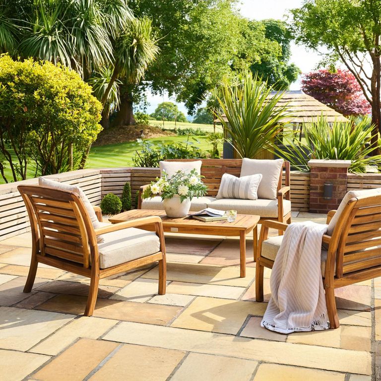 Cotswold Garden Lounge Sofa - 2 Seater - Acacia Wood