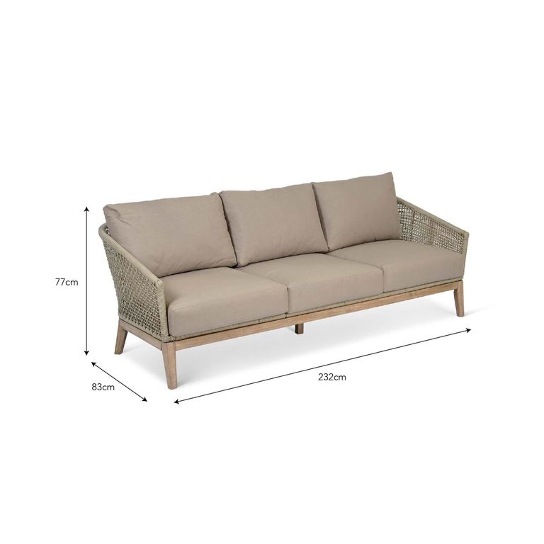 Lynton Outdoor 3 Seater Sofa