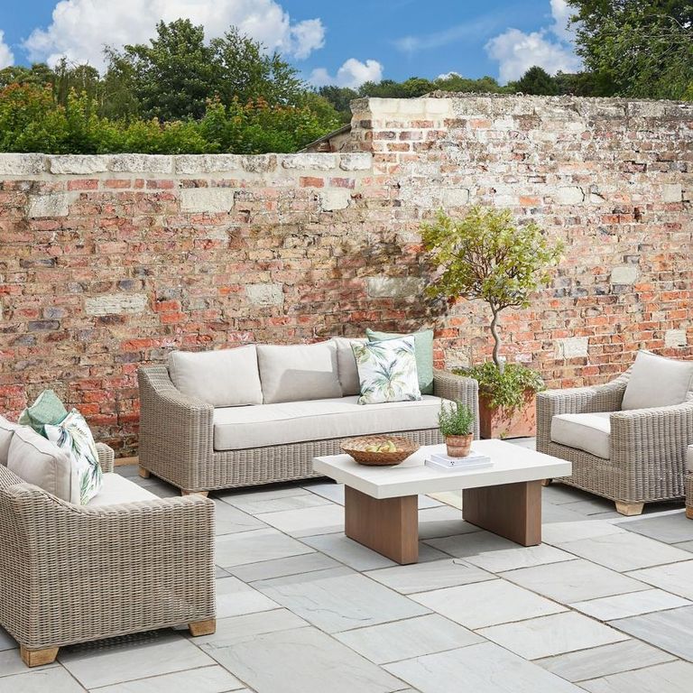 Marsh Rattan Outdoor 3 Seater Sofa