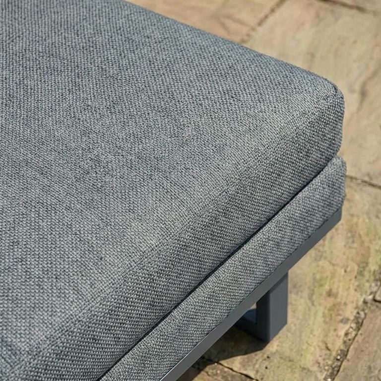 Ethos Garden Footstool - Zinc Grey