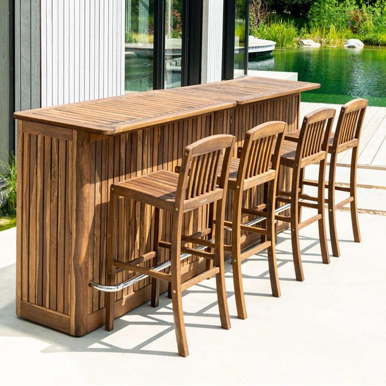Bolney Barstool - Garden - Acacia Wood