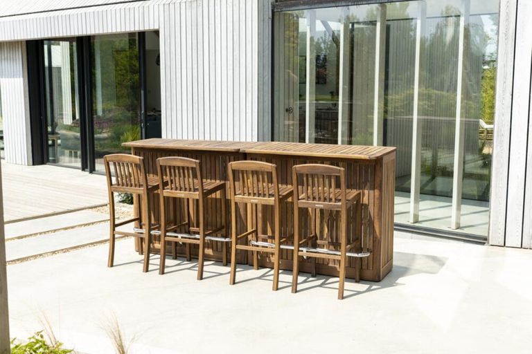 Bolney Bar Counter - Garden - Acacia Wood