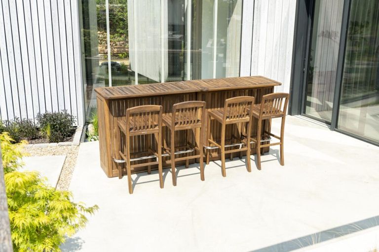 Bolney Bar Counter - Garden - Acacia Wood