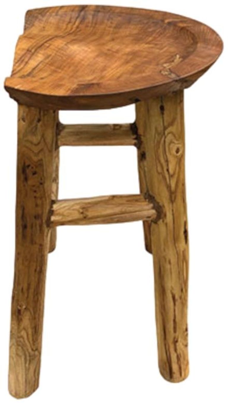 Teak Root Comfy Stool
