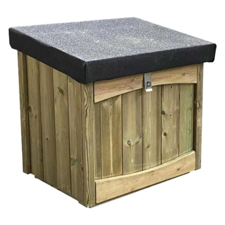 Churnet Valley Parcel Timber Wood Garden Storage Box