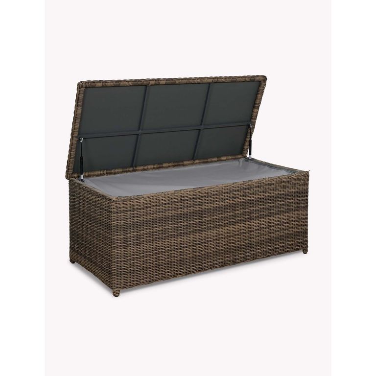 Skala Outdoor Storage Box Large Dark Rattan