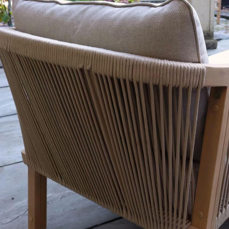 Roma Garden Sun Lounger - Pull-Out Side Table