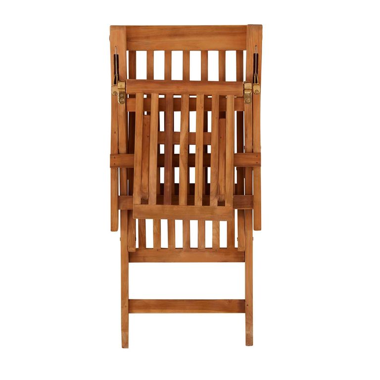 Toddington Outdoor Teak Steamer Chair
