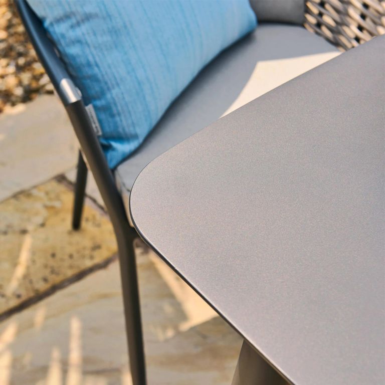 Pavilion Dining Set - 6 Seater - 180cm - Aluminium - 6 Chairs