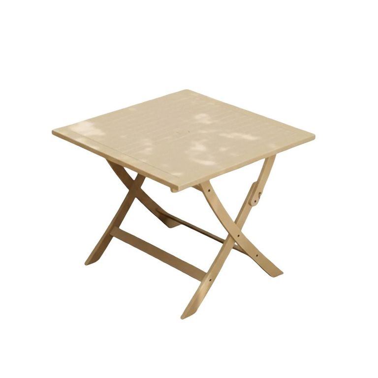 London Garden Square Dining Table - 4 Seater - 90cm - Folding - Acacia Wood