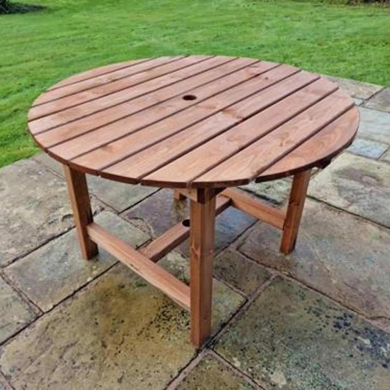 Churnet Valley Redwood Garden Round Table