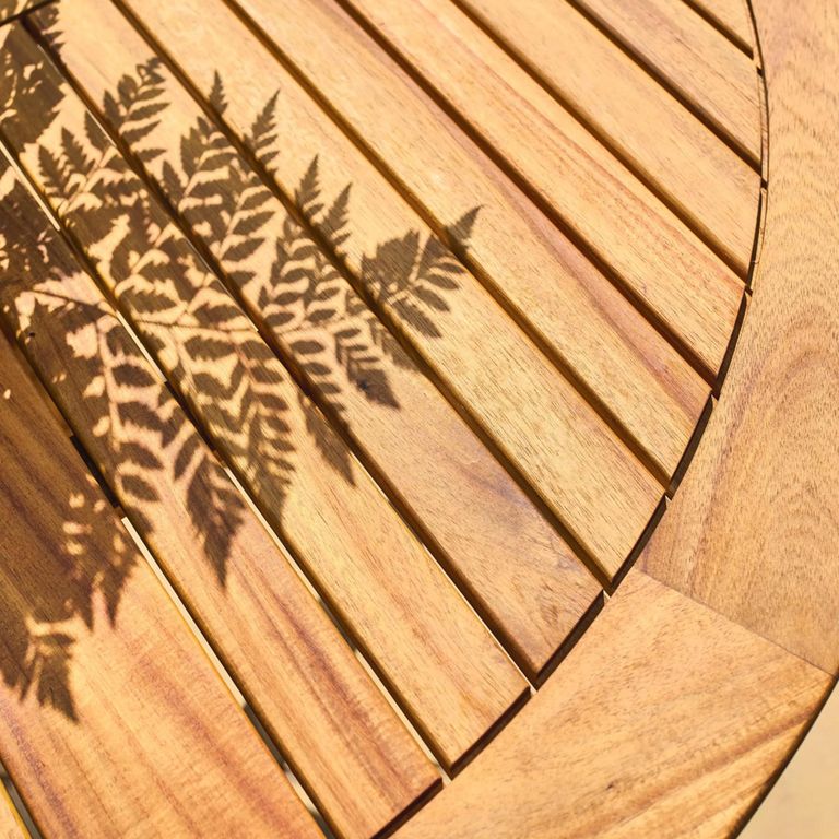 Cotswold Garden Dining Table - 4 Seater - 125cm - Round - Acacia Wood