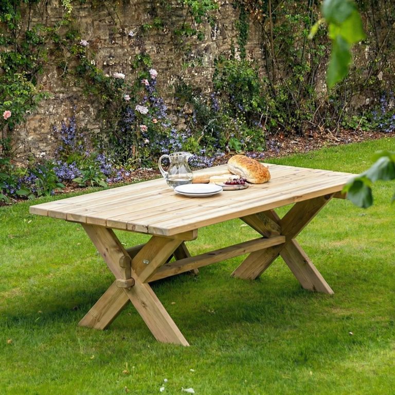 Pine Farmers Garden Dining Table - 4 Seater - 103cm