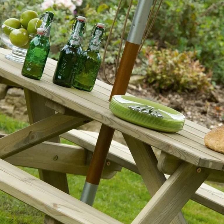 Pine Woburn Garden 5ft Picnic Table