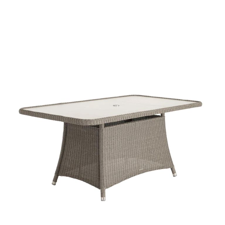 Hazelmere Dining Table - 6 Seater - 165cm - Garden - Grey Weave