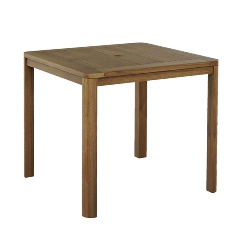 Bolney Square Dining Table - 80cm - 4 Seater - Garden - Acacia Wood