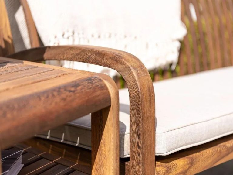 Bolney Companion Table - Garden - Acacia Wood