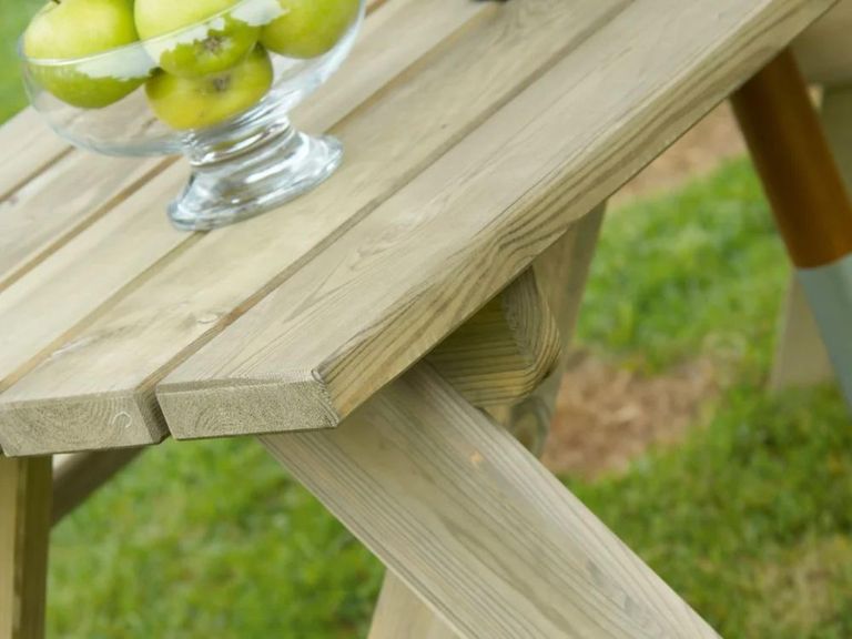 Pine Woburn Garden 5ft Picnic Table