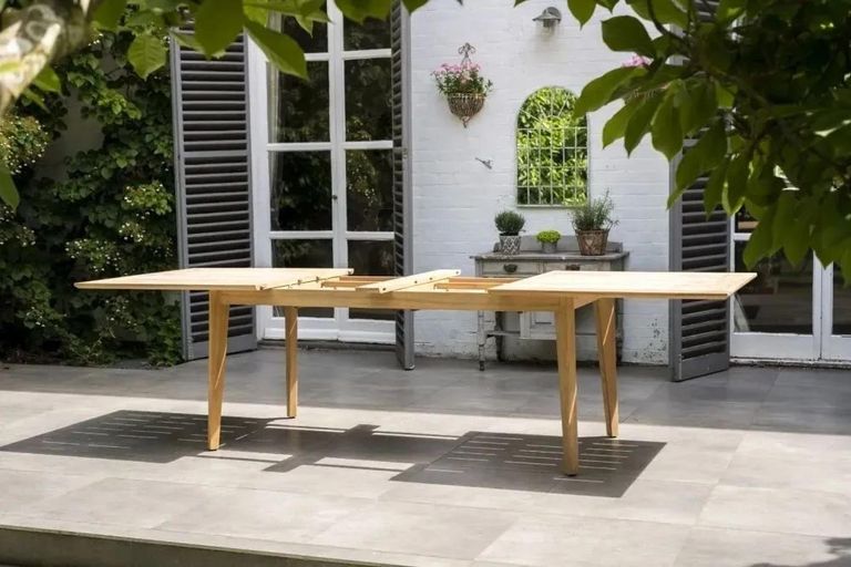 Roble Garden Extending Dining Table - 10 Seater - 200cm-288cm
