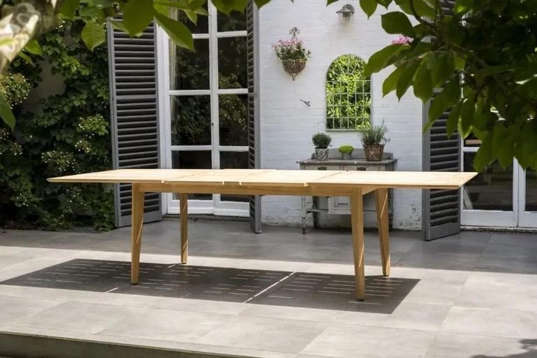 Roble Garden Extending Dining Table - 10 Seater - 200cm-288cm