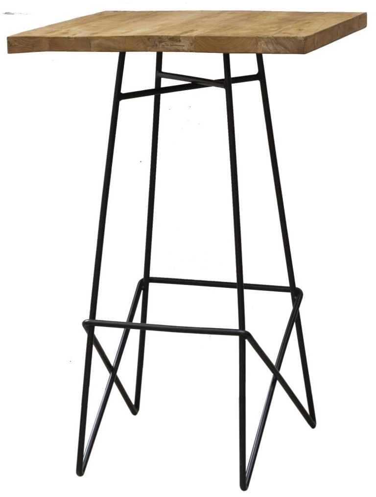 Belfort Teak Wood Bar Table