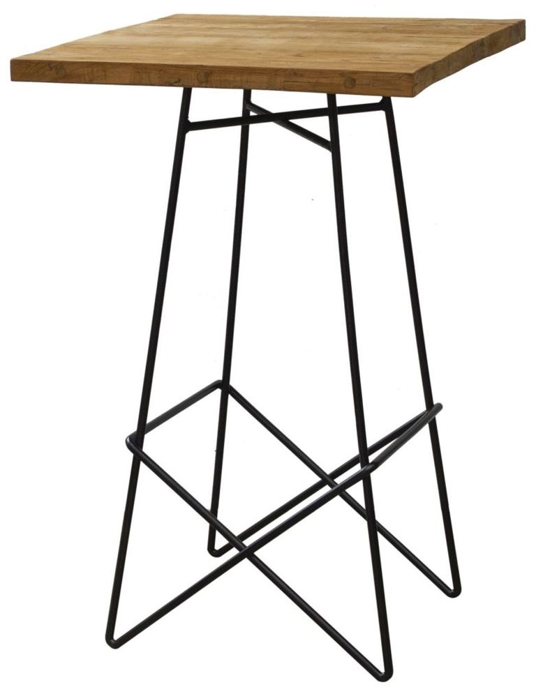 Belfort Teak Wood Bar Table