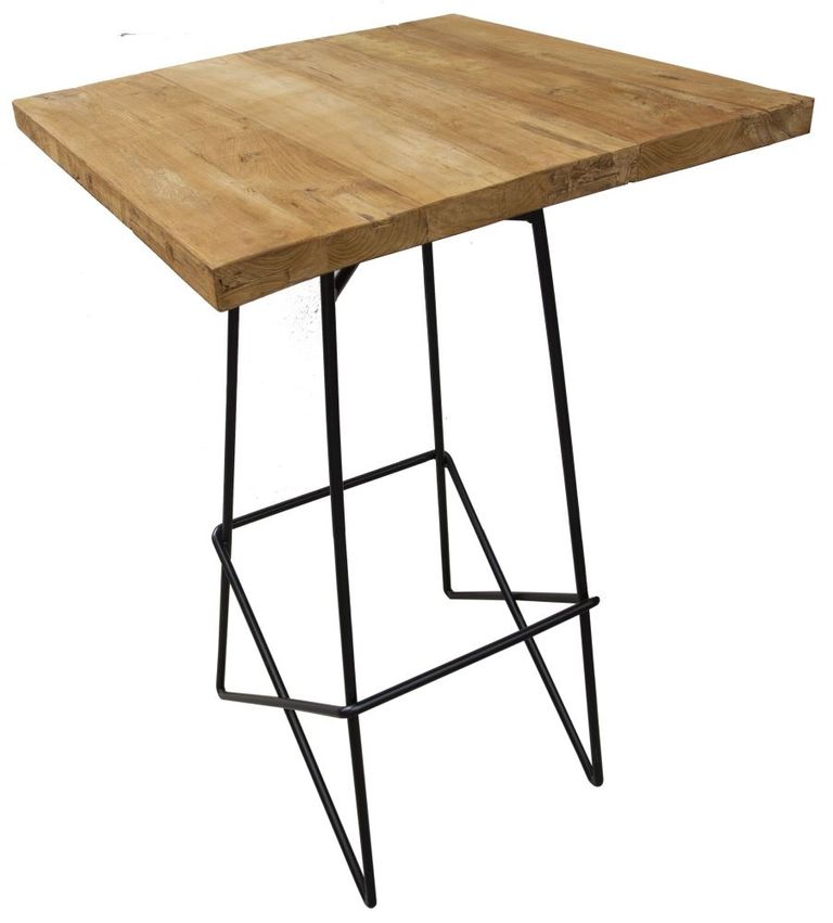Belfort Teak Wood Bar Table