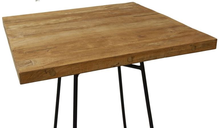 Belfort Teak Wood Bar Table