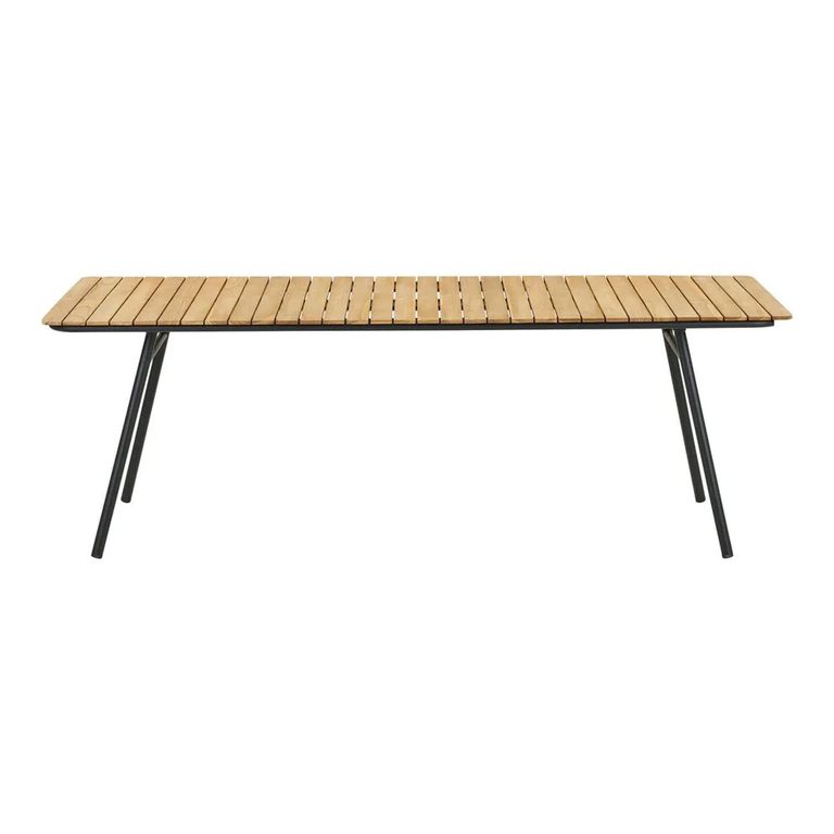 Cleveland Garden Dining Table - 10 Seater - 220cm - Teak Wood - Natural