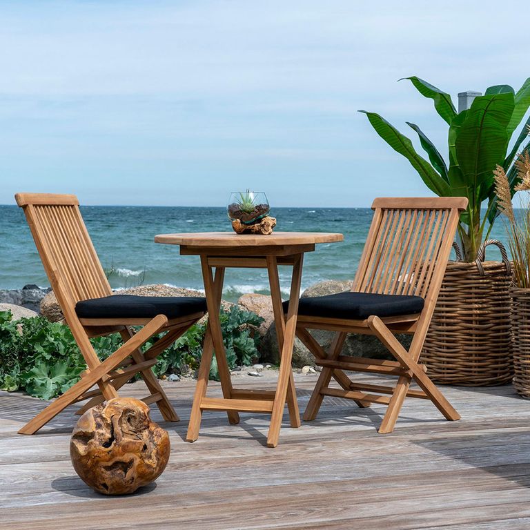 Oviedo Bar Table - Round - Teak Wood