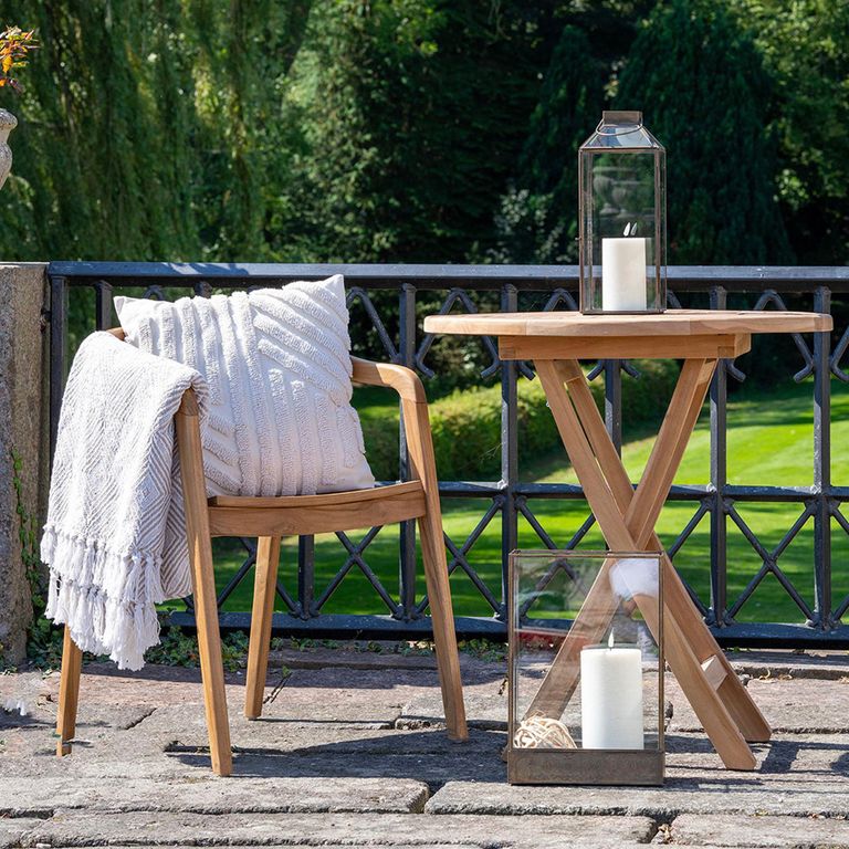 Oviedo Bar Table - Round - Teak Wood