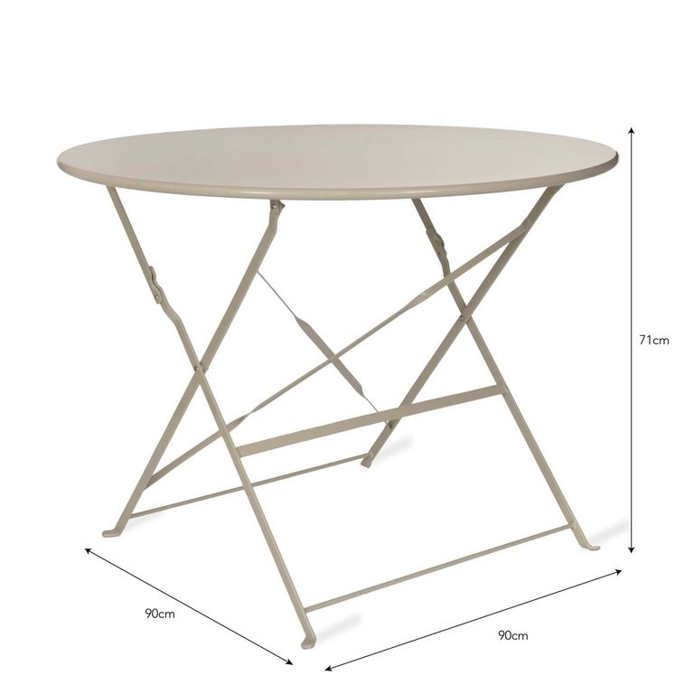 Rive Outdoor Droite Bistro Table Large Clay