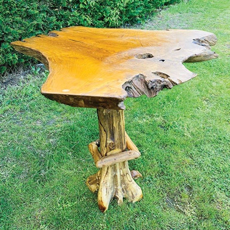 Teak Root High Bar Table