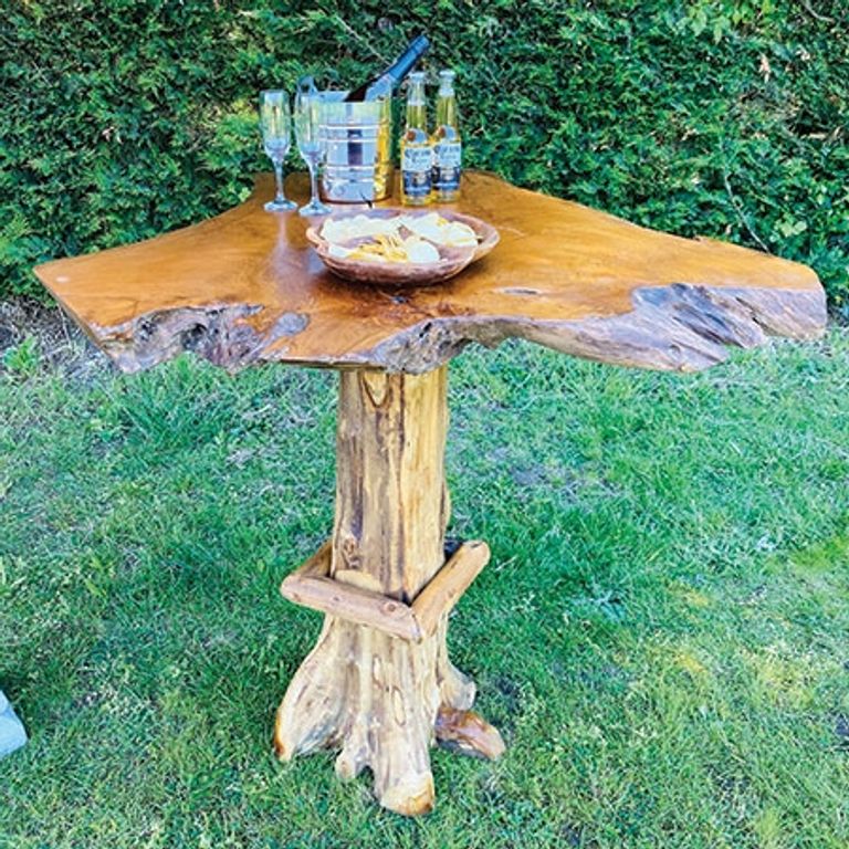 Teak Root High Bar Table