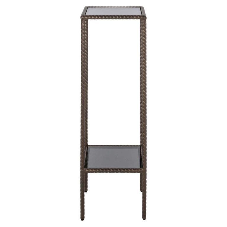 Weston Column - Square - Gold - Glass and Metal
