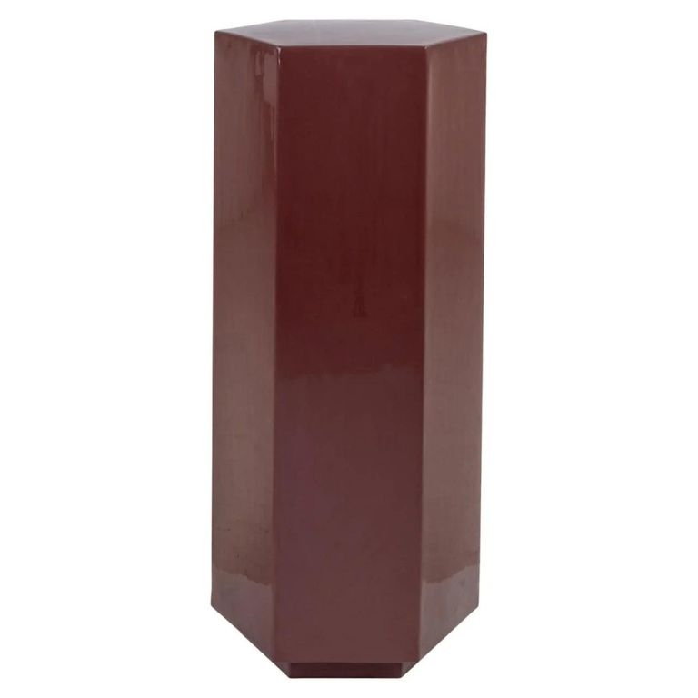 Lora Column - Hexagon - Sable Brown - Metal