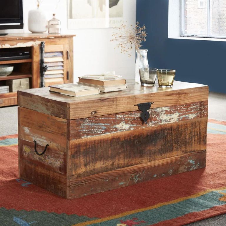 Coastal Trunk Box - Storage - Reclaimed Wood
